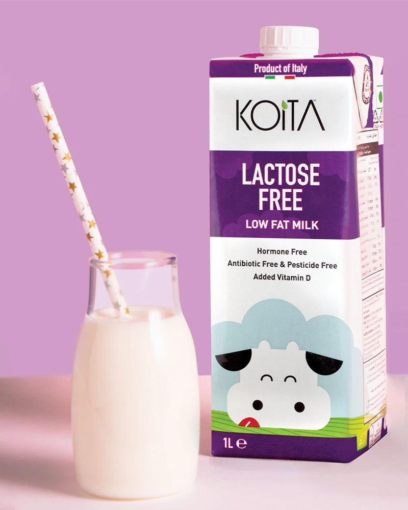 Koita Lactose Free Low Fat Milk 1L x 12