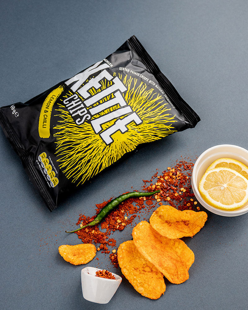 Kettle Chips Potato Crisps Lemon Chilli 40g