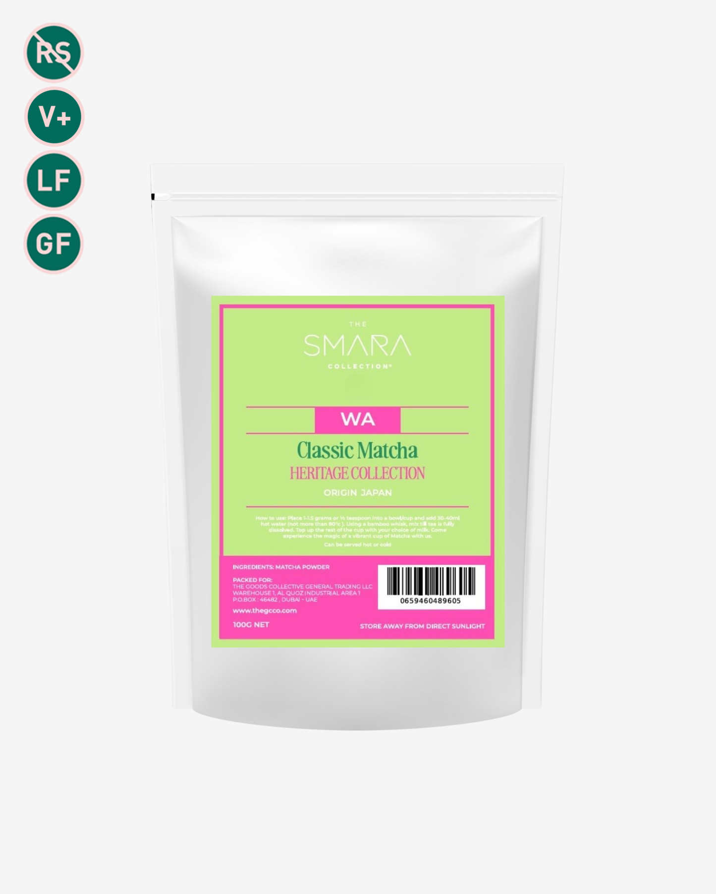 
                  
                    WA Classic Matcha 100g
                  
                