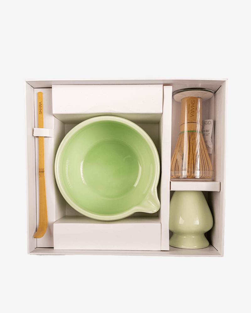 Ceramic  Premium Matcha Set - Green