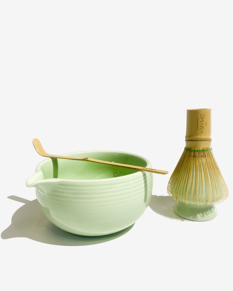 Ceramic  Premium Matcha Set - Green