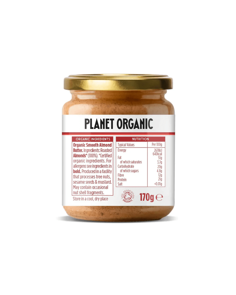 
                  
                    Planet Organic Smooth Almond Butter 170g
                  
                