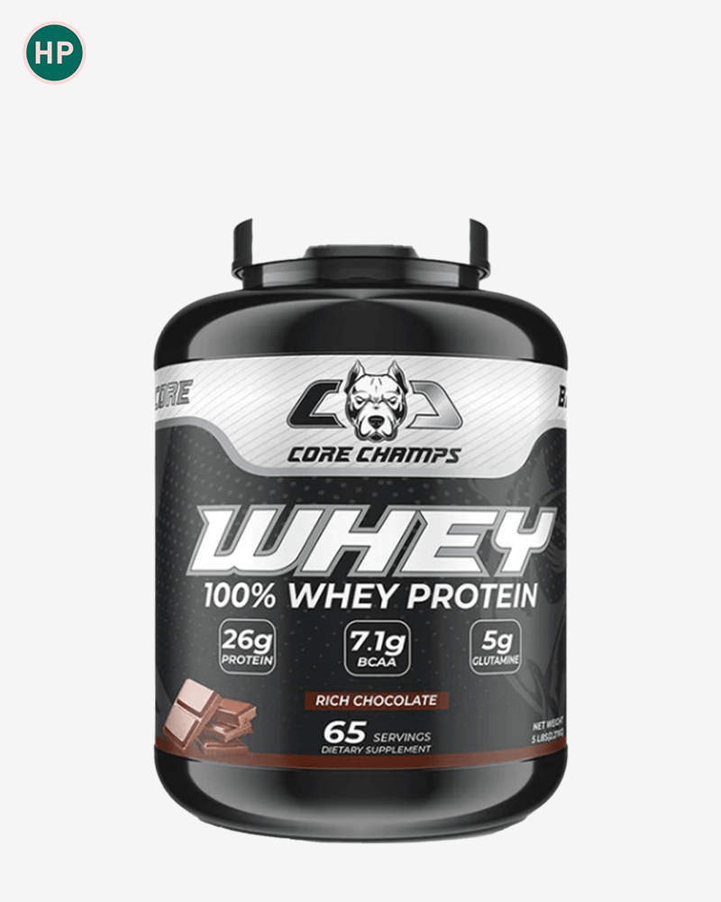 Core Champs Whey Protein Powder Rich  Chocolate 5lbs