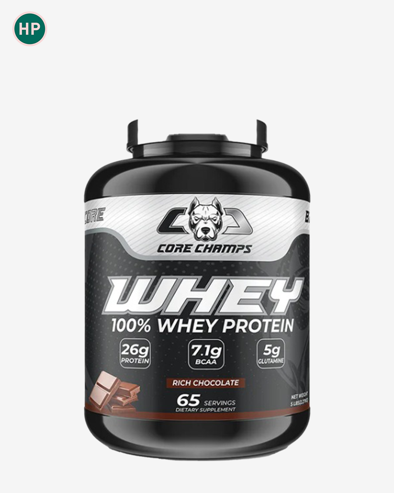Core Champs Whey Protein Powder Rich  Chocolate 5lbs