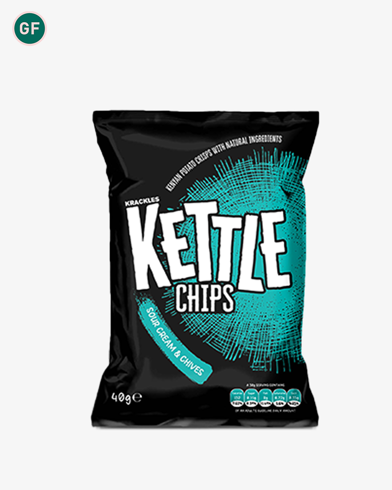
                  
                    Kettle Chips Potato Crisps Sour Cream & Chives 40g
                  
                